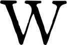 W